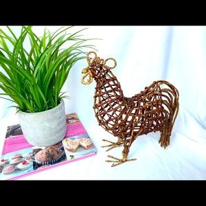 Rattan/Wicker Rooster